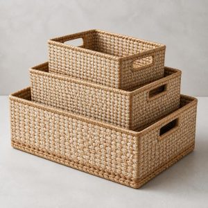 Woven Storage Baskets (Set of 3)