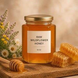 Raw Wildflower Honey 16oz