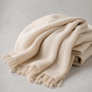 Linen Throw Blanket